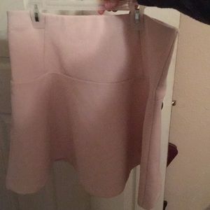 Mini Skirt Flowy Light Pink